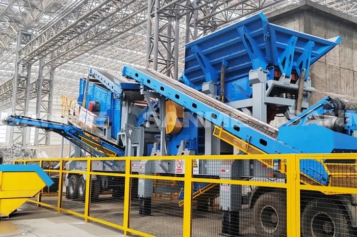 時(shí)產(chǎn)值近600萬(wàn)！山美移動(dòng)式破碎篩分一體站助力江蘇高碳鉻鐵礦破碎項(xiàng)目建設(shè)