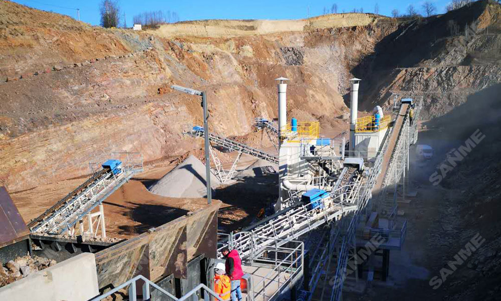 疫情擋不住中國產(chǎn)品走向歐洲 山美股份提供成套設(shè)備的骨料生產(chǎn)線調(diào)試投產(chǎn)，產(chǎn)量超預(yù)期！