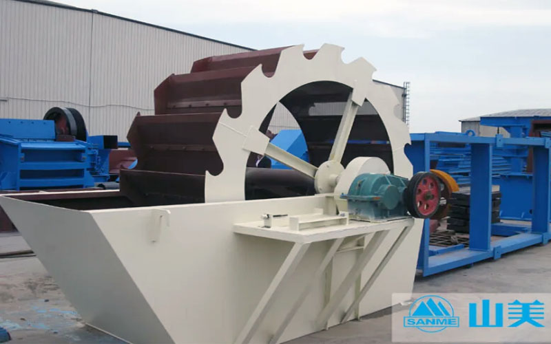 高效輪式洗砂機，洗凈度高，產量大！