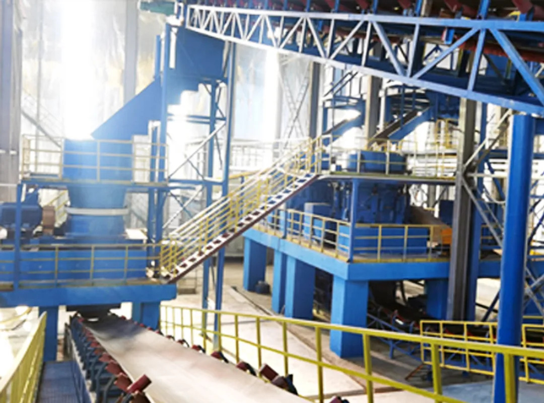 山美E-SMS歐星系列液壓圓錐破碎機(jī)施工現(xiàn)場（二）