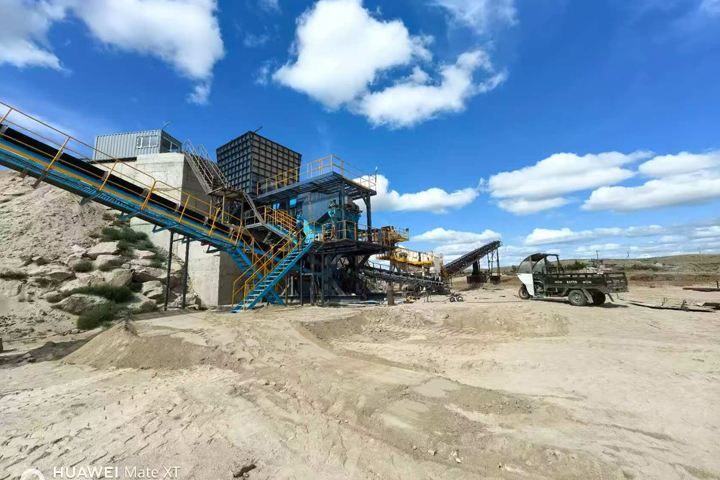 哈薩克斯坦500tph花崗巖破碎生產(chǎn)線(xiàn)